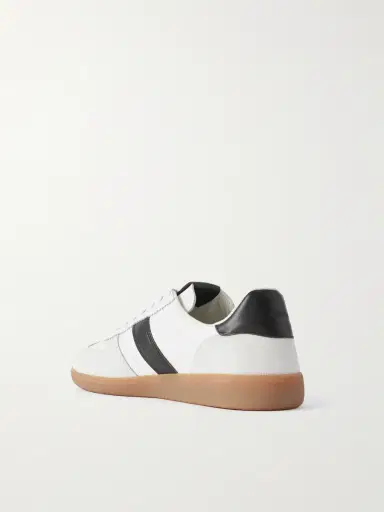 Tom Ford Archer Suede-Trimmed Leather Sneakers - Men | Thumbnail 4 Tom Ford Archer Suede-Trimmed Leather Sneakers - Men | Thumbnail 4
