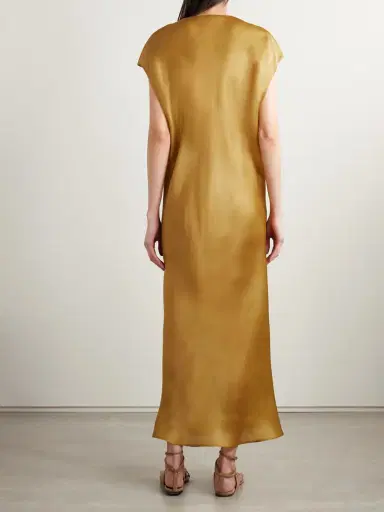 Khaite Darby Silk-organza Midi Dress | Thumbnail 3 Khaite Darby Silk-organza Midi Dress | Thumbnail 3
