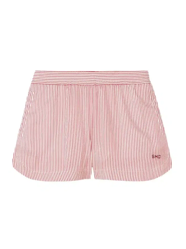 Stella McCartney Embroidered Striped Organic Silk Shorts