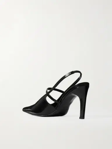 TOTEME Glossed-leather Slingback Pumps | Thumbnail 3 TOTEME Glossed-leather Slingback Pumps | Thumbnail 3