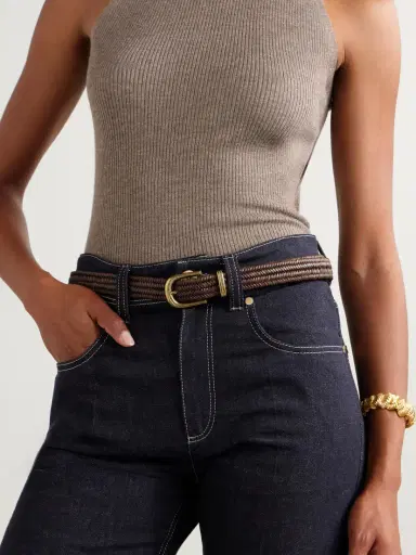 Brunello Cucinelli Woven Leather Belt | Thumbnail 2 Brunello Cucinelli Woven Leather Belt | Thumbnail 2
