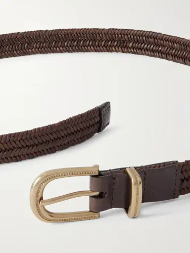 Brunello Cucinelli Woven Leather Belt | Thumbnail 3 Brunello Cucinelli Woven Leather Belt | Thumbnail 3