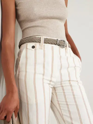 Brunello Cucinelli Cinta Woven Suede Belt | Thumbnail 2 Brunello Cucinelli Cinta Woven Suede Belt | Thumbnail 2