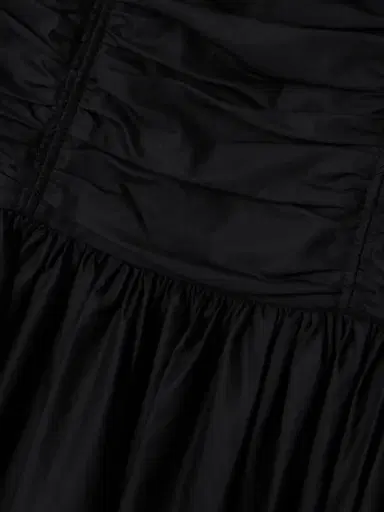 Matteau Strapless Ruched Organic Cotton-poplin Midi Dress | Thumbnail 4 Matteau Strapless Ruched Organic Cotton-poplin Midi Dress | Thumbnail 4