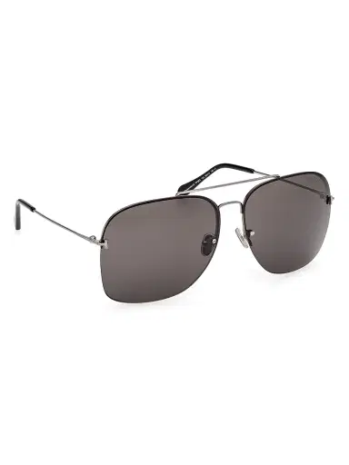 Tom Ford Men's Mackenzie 64MM Aviator Sunglasses - Shiny Smoke | Thumbnail 8 Tom Ford Men's Mackenzie 64MM Aviator Sunglasses - Shiny Smoke | Thumbnail 8