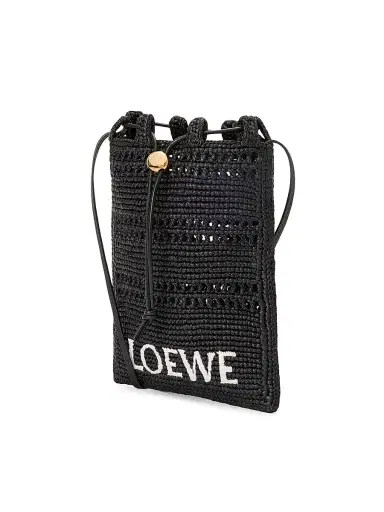 LOEWE Men's x Paula's Ibiza Drawstring Pocket Bucket Bag - Black | Thumbnail 3 LOEWE Men's x Paula's Ibiza Drawstring Pocket Bucket Bag - Black | Thumbnail 3