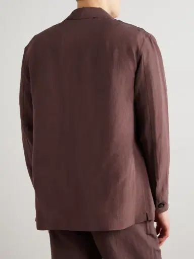 Loro Piana Joele Linen and Silk-Blend Overshirt - Men | Thumbnail 4 Loro Piana Joele Linen and Silk-Blend Overshirt - Men | Thumbnail 4