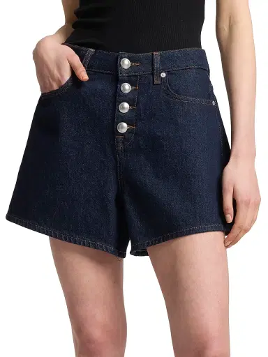 7 For All Mankind Women's Kori Denim A-Line Shorts - Smoove | Thumbnail 4 7 For All Mankind Women's Kori Denim A-Line Shorts - Smoove | Thumbnail 4