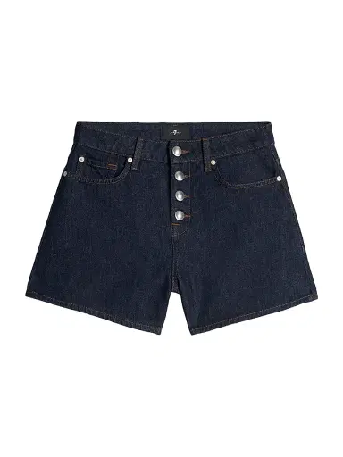 7 For All Mankind Women's Kori Denim A-Line Shorts - Smoove | Thumbnail 1 7 For All Mankind Women's Kori Denim A-Line Shorts - Smoove | Thumbnail 1