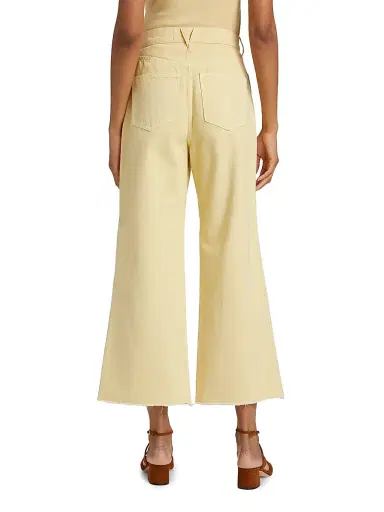 Veronica Beard Women's Taylor High-Rise Wide-Leg Crop Jeans | Thumbnail 5 Veronica Beard Women's Taylor High-Rise Wide-Leg Crop Jeans | Thumbnail 5