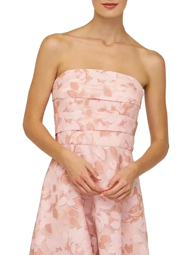 Kay Unger Women's Emmeline Burnout Toile Cocktail Dress - Misty Rose | Thumbnail 8 Kay Unger Women's Emmeline Burnout Toile Cocktail Dress - Misty Rose | Thumbnail 8