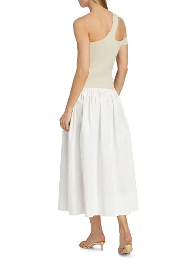 Et Ochs Women's Tori Stretch-Cotton Cut-Out Midi-Dress | Thumbnail 5 Et Ochs Women's Tori Stretch-Cotton Cut-Out Midi-Dress | Thumbnail 5