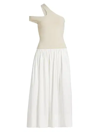Et Ochs Women's Tori Stretch-Cotton Cut-Out Midi-Dress | Thumbnail 1 Et Ochs Women's Tori Stretch-Cotton Cut-Out Midi-Dress | Thumbnail 1