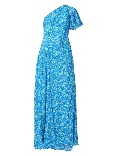 Shoshanna Women's Latissa One-Shoulder Maxi Dress - Sky Multi | Thumbnail 1 Shoshanna Women's Latissa One-Shoulder Maxi Dress - Sky Multi | Thumbnail 1