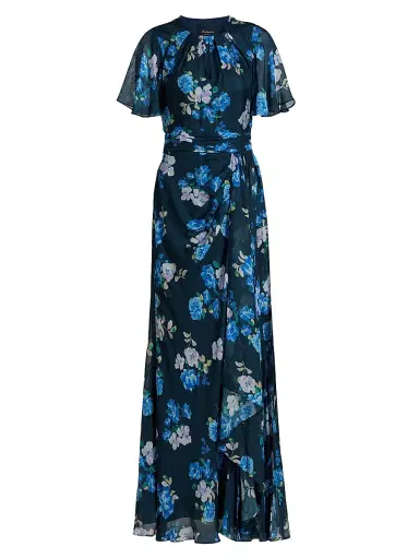 Shoshanna Women's Macie Floral Maxi Dress - Indigo Multi | Thumbnail 1 Shoshanna Women's Macie Floral Maxi Dress - Indigo Multi | Thumbnail 1