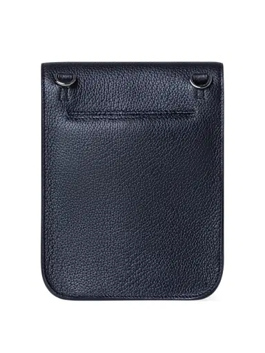Akris Women's Mini Anouk Leather Messenger Bag - Black | Thumbnail 3 Akris Women's Mini Anouk Leather Messenger Bag - Black | Thumbnail 3
