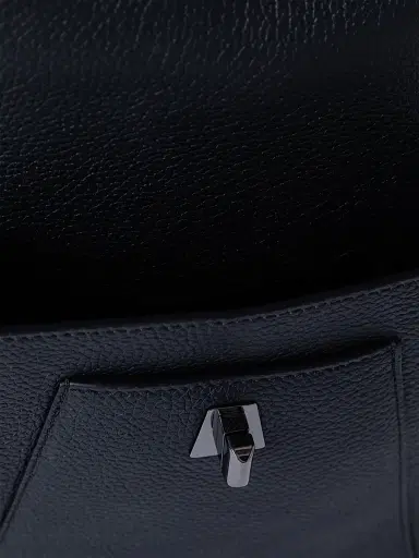 Akris Women's Mini Anouk Leather Messenger Bag - Black | Thumbnail 5 Akris Women's Mini Anouk Leather Messenger Bag - Black | Thumbnail 5
