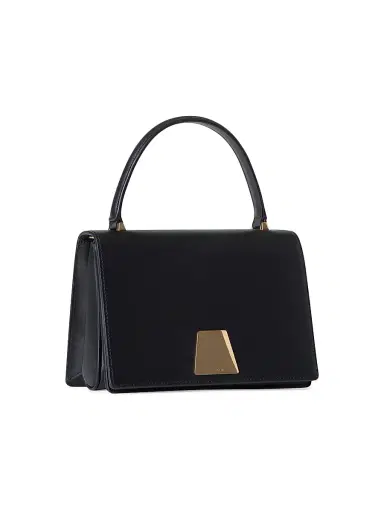 Akris Women's Small Alice Trapezoid Top Handle Bag - Black | Thumbnail 2 Akris Women's Small Alice Trapezoid Top Handle Bag - Black | Thumbnail 2
