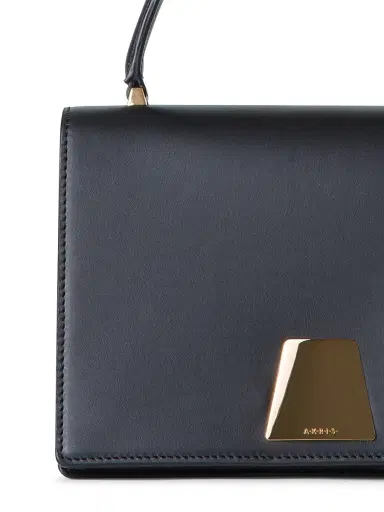 Akris Women's Small Alice Trapezoid Top Handle Bag - Black | Thumbnail 4 Akris Women's Small Alice Trapezoid Top Handle Bag - Black | Thumbnail 4