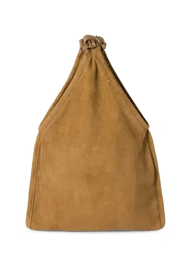 Miu Miu Women's Suede Handbag with Tassels - Light Brown | Thumbnail 3 Miu Miu Women's Suede Handbag with Tassels - Light Brown | Thumbnail 3