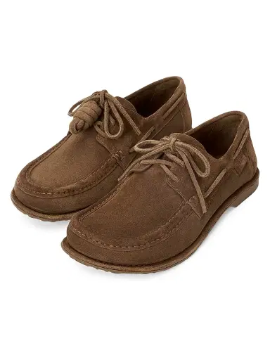 LOEWE Men's x Paula's Ibiza Campo Suede Boat Shoes - Brown | Thumbnail 2 LOEWE Men's x Paula's Ibiza Campo Suede Boat Shoes - Brown | Thumbnail 2