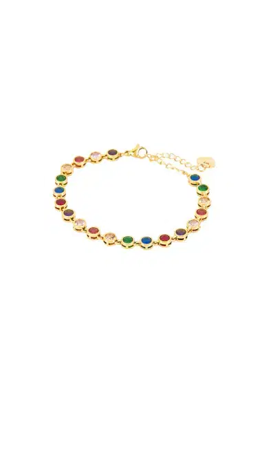 BRACHA Celeste Colored Tennis Bracelet | Thumbnail 1 BRACHA Celeste Colored Tennis Bracelet | Thumbnail 1