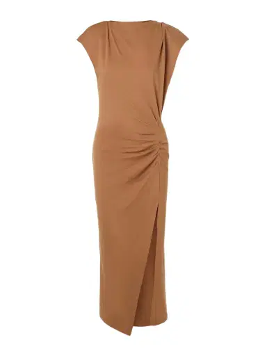 Isabel Marant Nadela Asymmetric Gathered Cotton-jersey Maxi Dress | Thumbnail 1 Isabel Marant Nadela Asymmetric Gathered Cotton-jersey Maxi Dress | Thumbnail 1