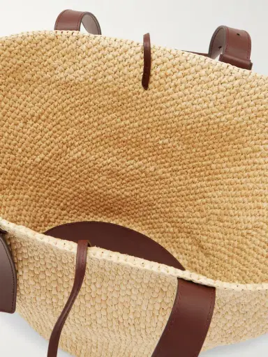 LIÉ STUDIO Bianca Large Leather-trimmed Raffia Tote | Thumbnail 5 LIÉ STUDIO Bianca Large Leather-trimmed Raffia Tote | Thumbnail 5