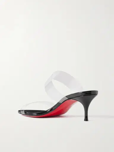 Christian Louboutin Just Nothing 55 Pvc Mules | Thumbnail 3 Christian Louboutin Just Nothing 55 Pvc Mules | Thumbnail 3