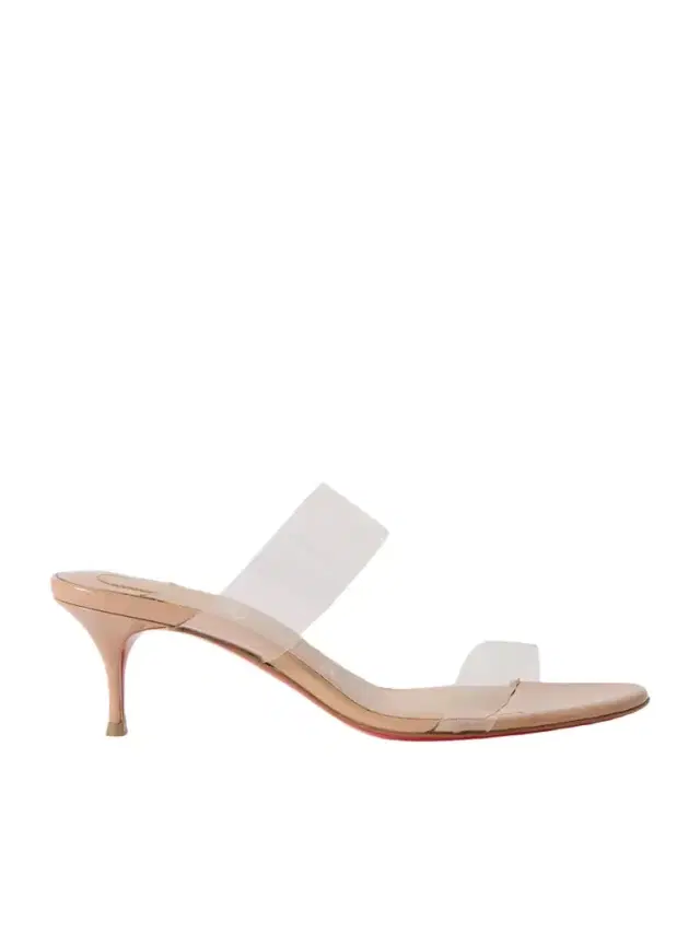 Christian Louboutin Just Nothing 55 Pvc Mules