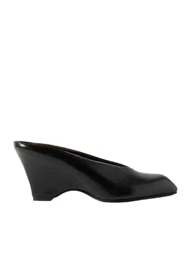 Khaite Colt Leather Mules | Thumbnail 1 Khaite Colt Leather Mules | Thumbnail 1