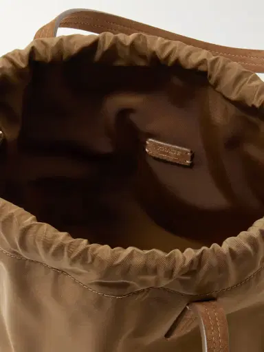 Khaite Rory Suede-trimmed Shell Bucket Bag | Thumbnail 5 Khaite Rory Suede-trimmed Shell Bucket Bag | Thumbnail 5