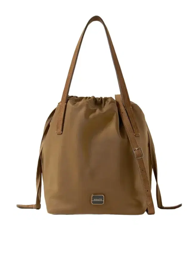 Khaite Rory Suede-trimmed Shell Bucket Bag