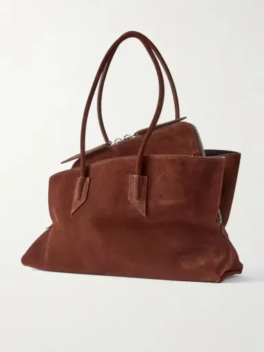 The Attico La Passeggiata Medium Asymmetric Suede Tote | Thumbnail 3 The Attico La Passeggiata Medium Asymmetric Suede Tote | Thumbnail 3