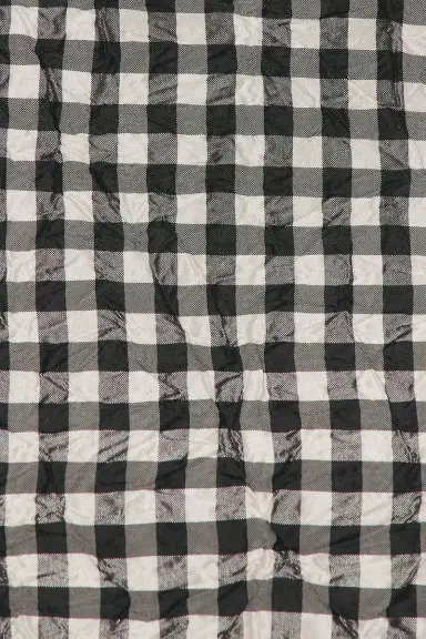 Ganni Check Open Back Frill Top | Thumbnail 5 Ganni Check Open Back Frill Top | Thumbnail 5