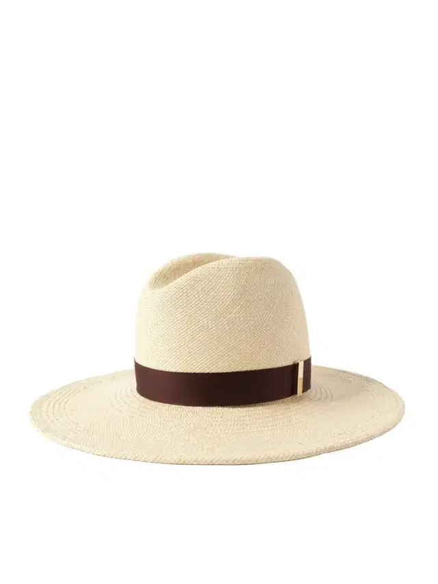 Gigi Burris Requiem Embellished Cotton Sateen-trimmed Straw Fedora