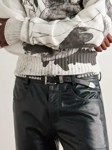 Enfants Riches Déprimés 2cm Studded Leather Belt - Men | Thumbnail 3 Enfants Riches Déprimés 2cm Studded Leather Belt - Men | Thumbnail 3