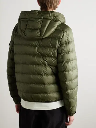 Moncler Najan Logo-Appliquéd Quilted Shell Hooded Down Jacket - Men | Thumbnail 3 Moncler Najan Logo-Appliquéd Quilted Shell Hooded Down Jacket - Men | Thumbnail 3