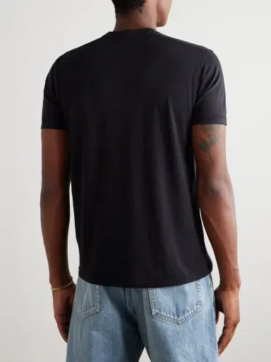 Tom Ford Lyocell and Cotton-Blend Jersey T-Shirt - Men | Thumbnail 4 Tom Ford Lyocell and Cotton-Blend Jersey T-Shirt - Men | Thumbnail 4
