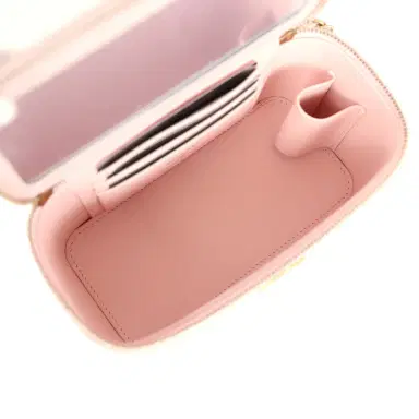 Chanel Chanel Small CC Vanity Case Light Pink Caviar Faux Pearls Brushed Gold Hardware | Thumbnail 10 Chanel Chanel Small CC Vanity Case Light Pink Caviar Faux Pearls Brushed Gold Hardware | Thumbnail 10