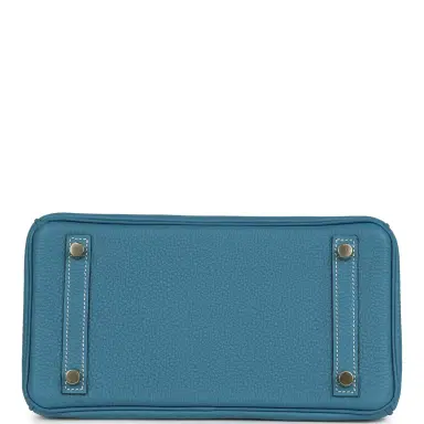 HERMÈS Hermes Birkin 25 Blue Jean Togo Gold Hardware | Thumbnail 6 HERMÈS Hermes Birkin 25 Blue Jean Togo Gold Hardware | Thumbnail 6