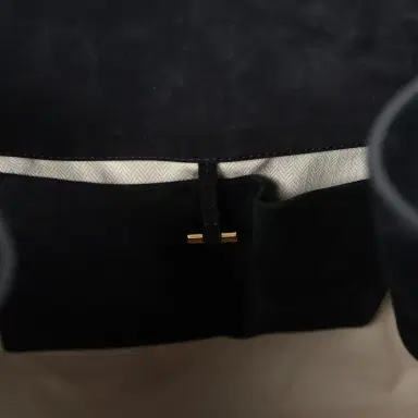 The Row The Row Soft Margaux 17 Bag Black Suede Gold Hardware | Thumbnail 11 The Row The Row Soft Margaux 17 Bag Black Suede Gold Hardware | Thumbnail 11