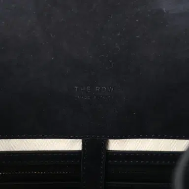 The Row The Row Soft Margaux 17 Bag Black Suede Gold Hardware | Thumbnail 12 The Row The Row Soft Margaux 17 Bag Black Suede Gold Hardware | Thumbnail 12
