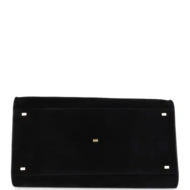 The Row The Row Soft Margaux 17 Bag Black Suede Gold Hardware | Thumbnail 6 The Row The Row Soft Margaux 17 Bag Black Suede Gold Hardware | Thumbnail 6