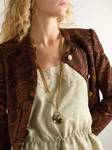 Chloé And Silver-tone, Crystal And Faux Pearl Necklace | Thumbnail 2 Chloé And Silver-tone, Crystal And Faux Pearl Necklace | Thumbnail 2