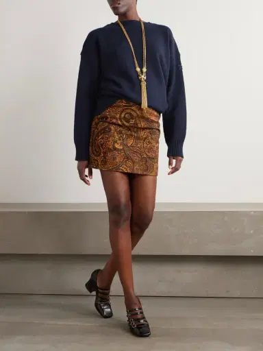 Chloé Jacquard Mini Skirt | Thumbnail 2 Chloé Jacquard Mini Skirt | Thumbnail 2