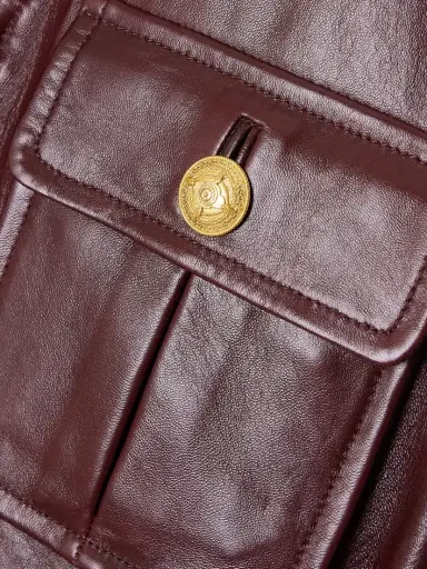 Chloé Belted Leather Vest | Thumbnail 5 Chloé Belted Leather Vest | Thumbnail 5