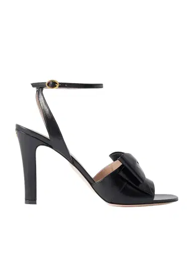 Valentino Garavani Bowow 95 Bow-detailed Leather Sandals | Thumbnail 1 Valentino Garavani Bowow 95 Bow-detailed Leather Sandals | Thumbnail 1