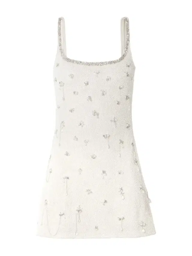 Droplet Embellished Beaded Stretch-tulle Mini Dress Droplet Embellished Beaded Stretch-tulle Mini Dress