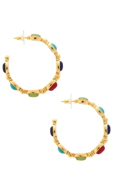 petit moments Large Bari Hoops | Thumbnail 2 petit moments Large Bari Hoops | Thumbnail 2